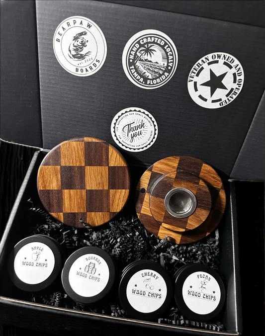 White Oak & Walnut Whiskey Smoker