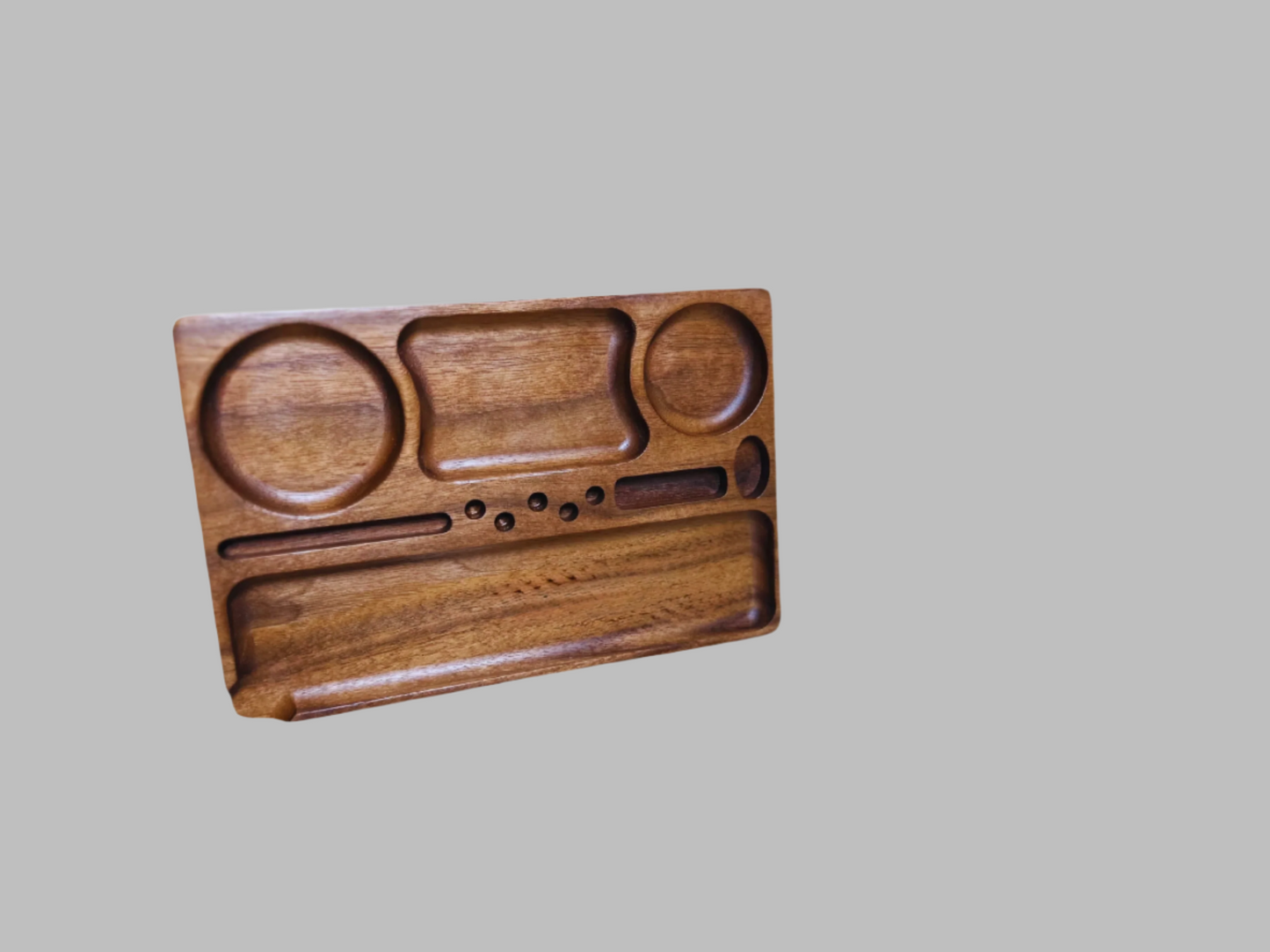 The Signature Walnut Rolling Tray