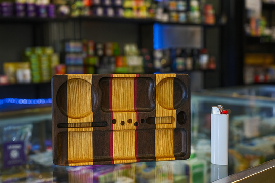 Handcrafted Rolling Trays