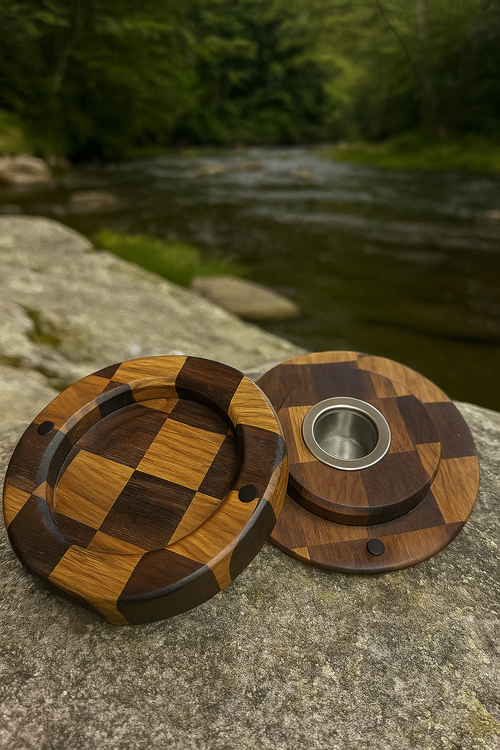 White Oak & Walnut Whiskey Smoker