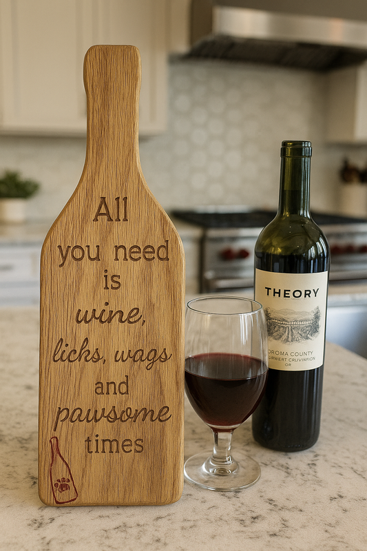 “The Suzie Q" – Handcrafted White Oak Charcuterie Board”