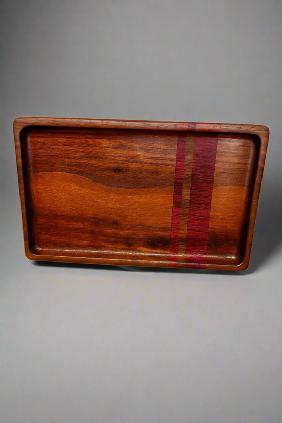 Walnut & Purpleheart Catch All Tray
