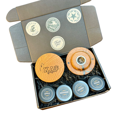 White Oak Whiskey Smoker”