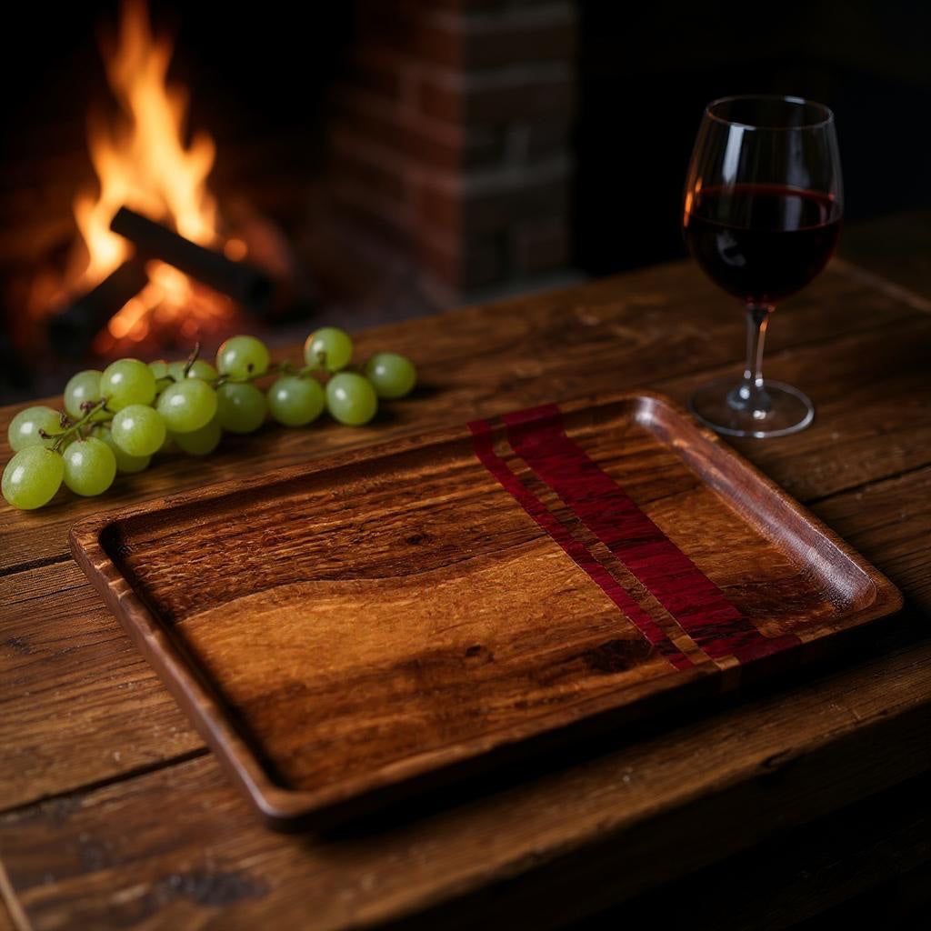 Walnut  & Purpleheart Catch All Tray